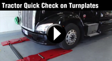 Tractor Quick Check on Turnplates